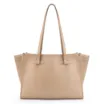 Bolsa Tote Couro Camurça/Couro Bege - imagem 4