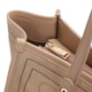 Bolsa Tote Couro Camurça/Couro Bege - imagem 6