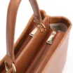 Bolsa Tote Couro Camurça/Couro Marrom - imagem 5