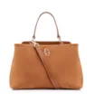 Bolsa Tote Couro Camurça/Couro Marrom - imagem 1