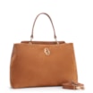 Bolsa Tote Couro Camurça/Couro Marrom - imagem 2