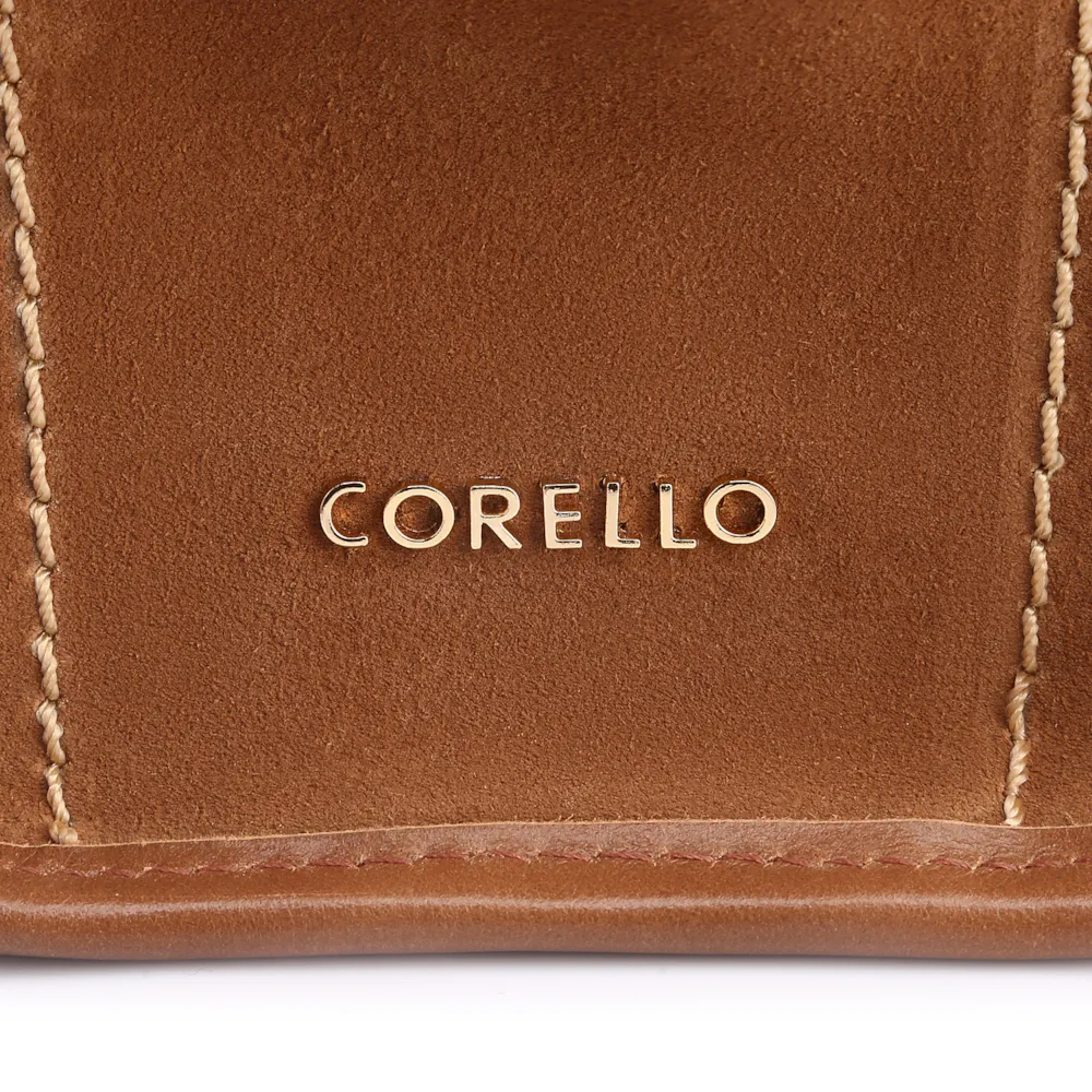 Bolsa Tote Couro Camurça/Couro Marrom - imagem 6