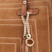 Bolsa Tote Couro Camurça/Couro Marrom - imagem 7