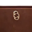 Bolsa Tote Couro Camurça/Couro Marrom Escuro - imagem 6