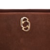 Bolsa Tote Couro Camurça/Couro Marrom Escuro - imagem 6