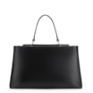 Bolsa Tote Couro Camurça/Couro Preto - imagem 3