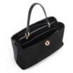 Bolsa Tote Couro Camurça/Couro Preto - imagem 4