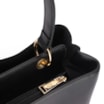 Bolsa Tote Couro Camurça/Couro Preto - imagem 5