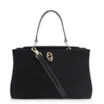 Bolsa Tote Couro Camurça/Couro Preto - imagem 1