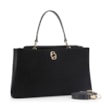 Bolsa Tote Couro Camurça/Couro Preto - imagem 2