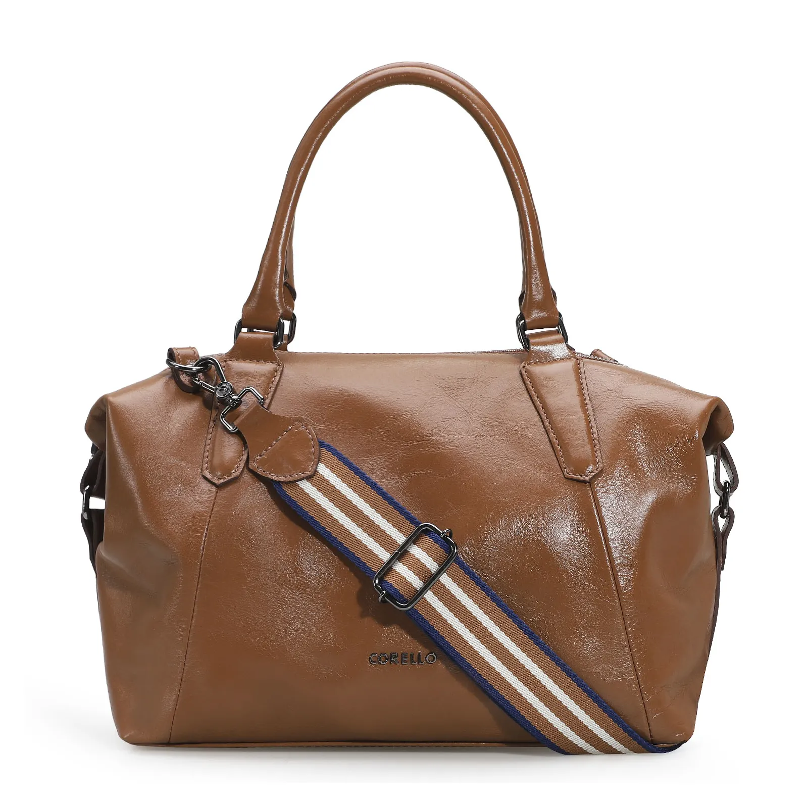 Bolsa Tote Couro Caramelo