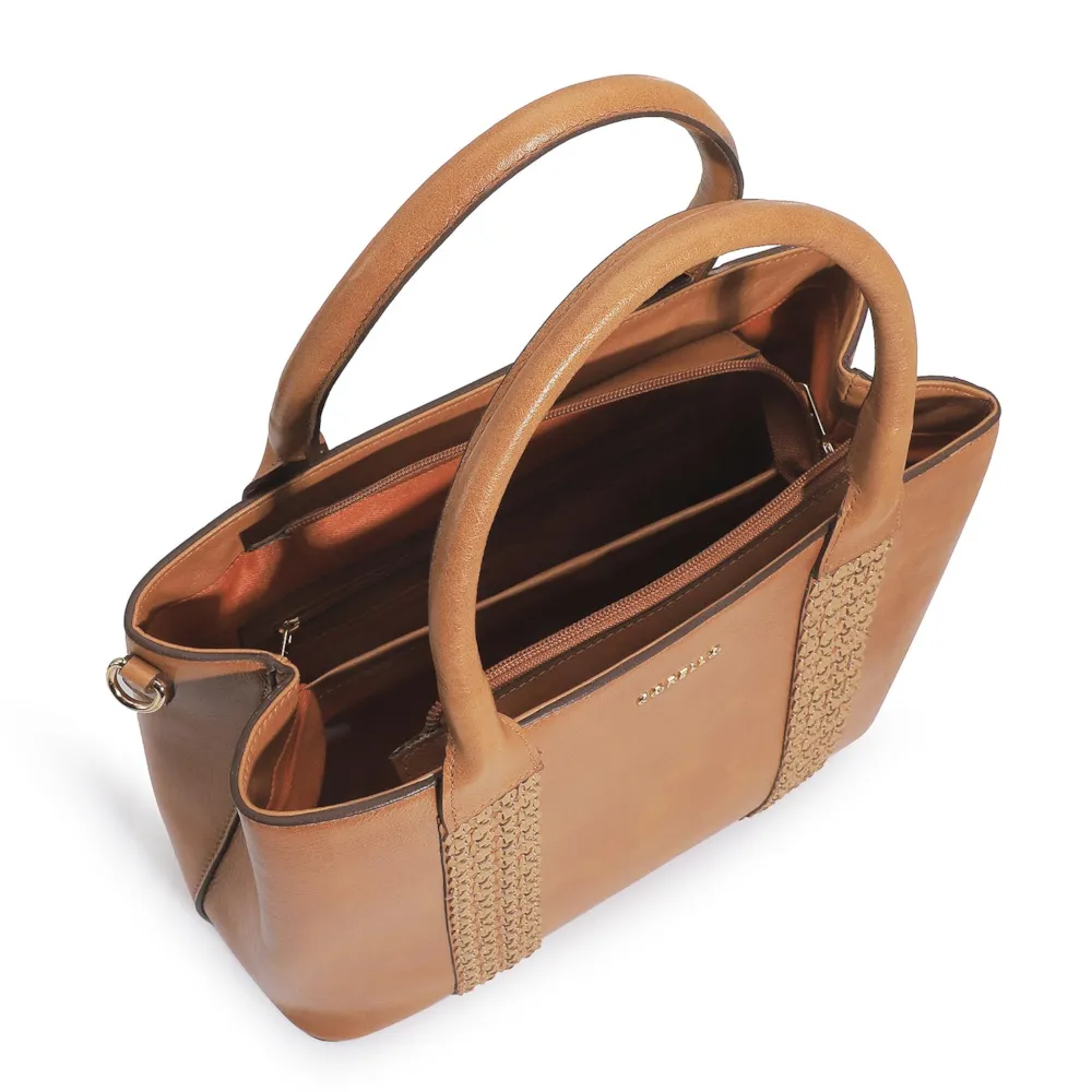 Bolsa Tote Couro Caramelo - imagem 3