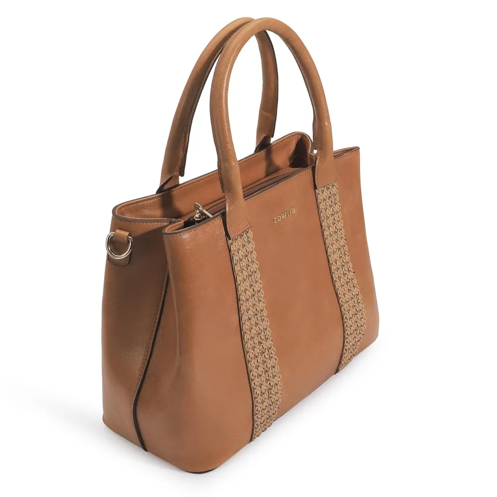 Bolsa Tote Couro Caramelo - imagem 4