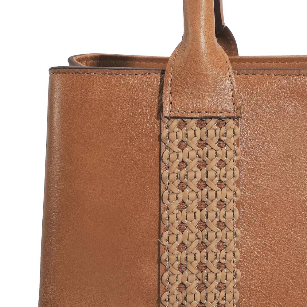 Bolsa Tote Couro Caramelo - imagem 5