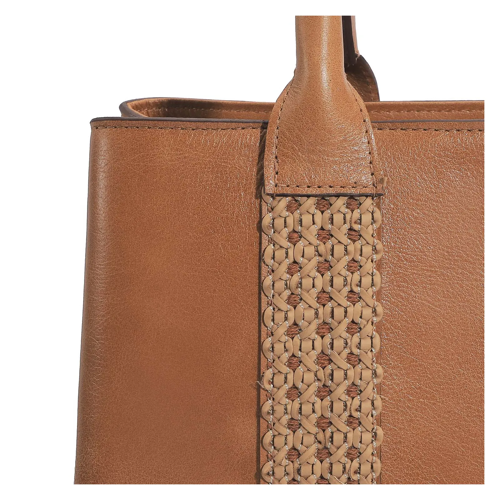 Bolsa Tote Couro Caramelo