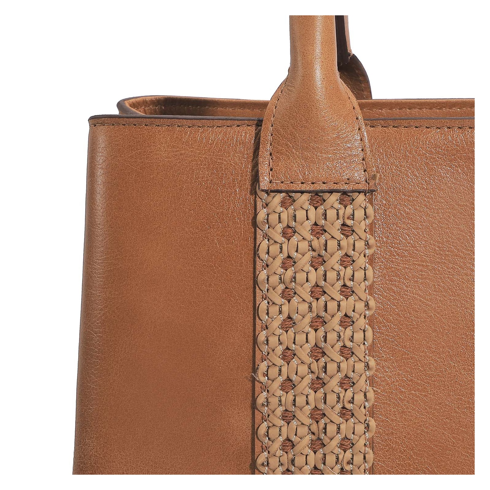 Bolsa Tote Couro Caramelo