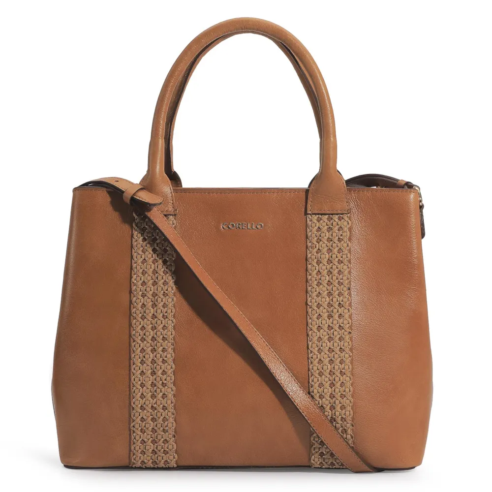 Bolsa Tote Couro Caramelo