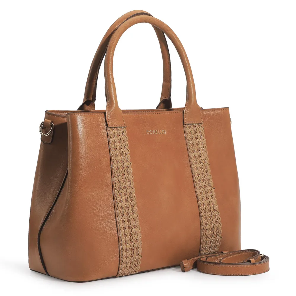Bolsa Tote Couro Caramelo - imagem 2