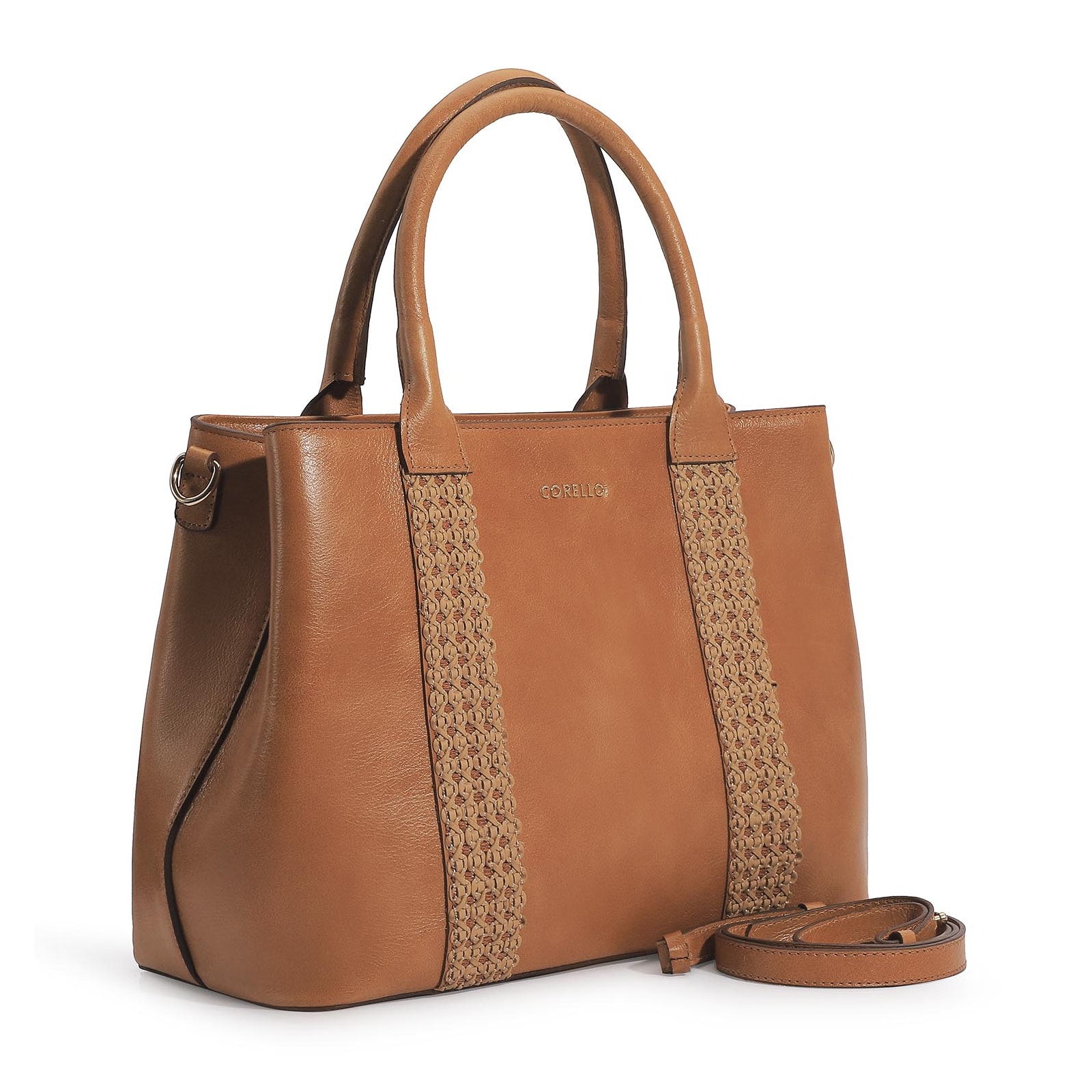 Bolsa Tote Couro Caramelo