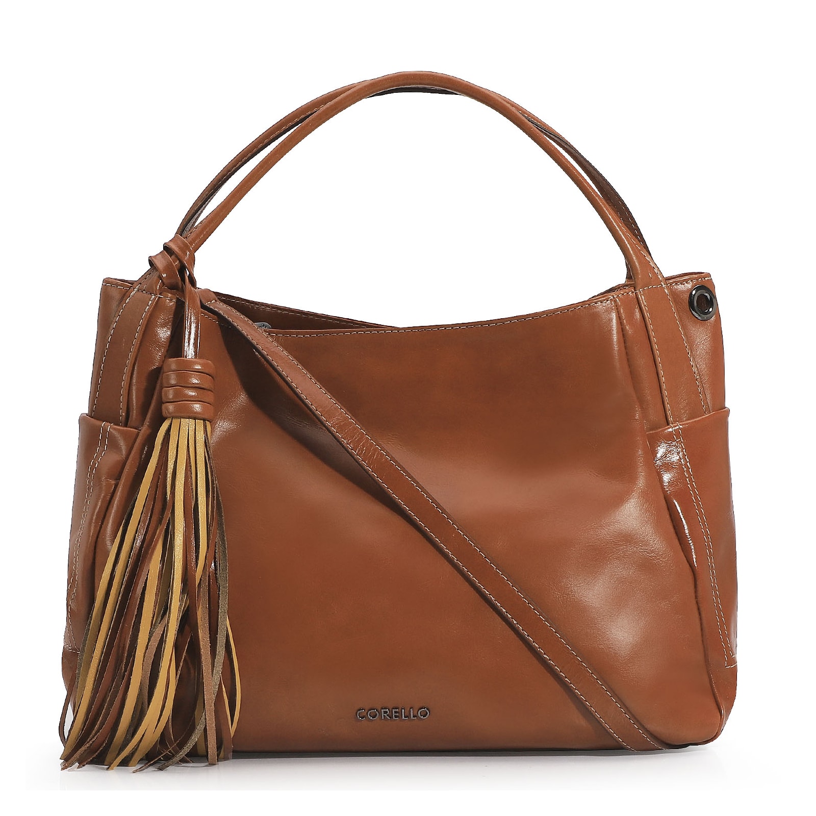 Bolsa Tote Couro Caramelo