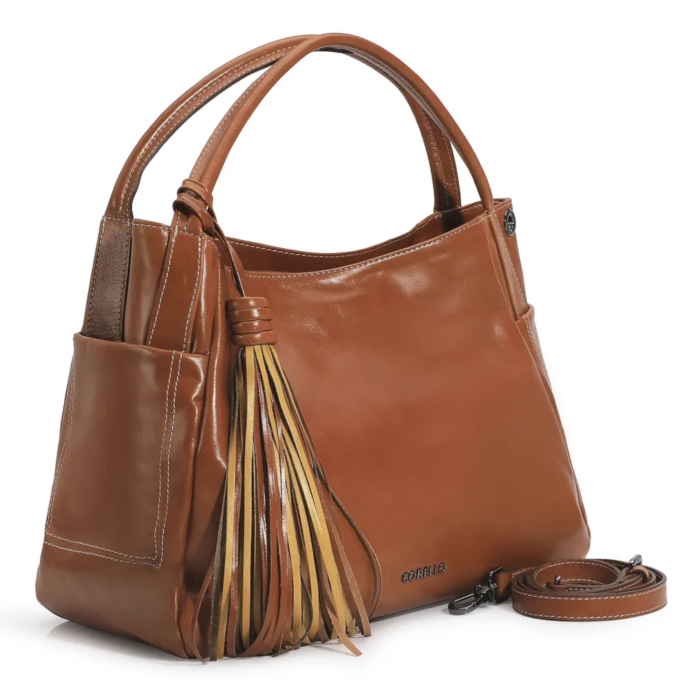 Bolsa Tote Couro Caramelo - imagem 3