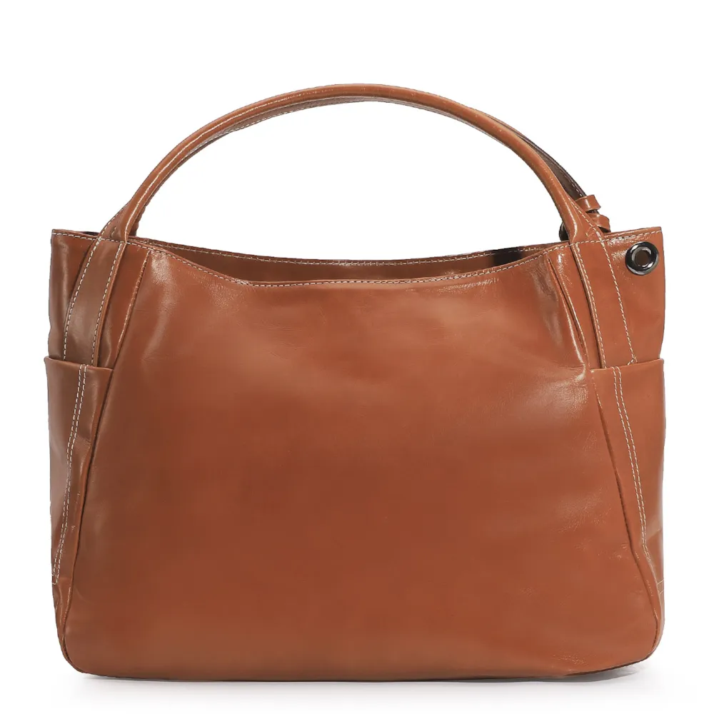 Bolsa Tote Couro Caramelo - imagem 4