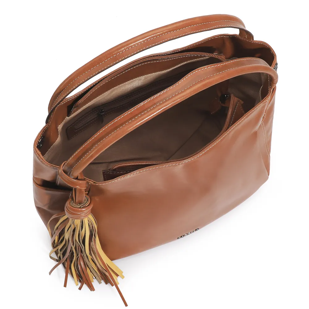Bolsa Tote Couro Caramelo - imagem 5
