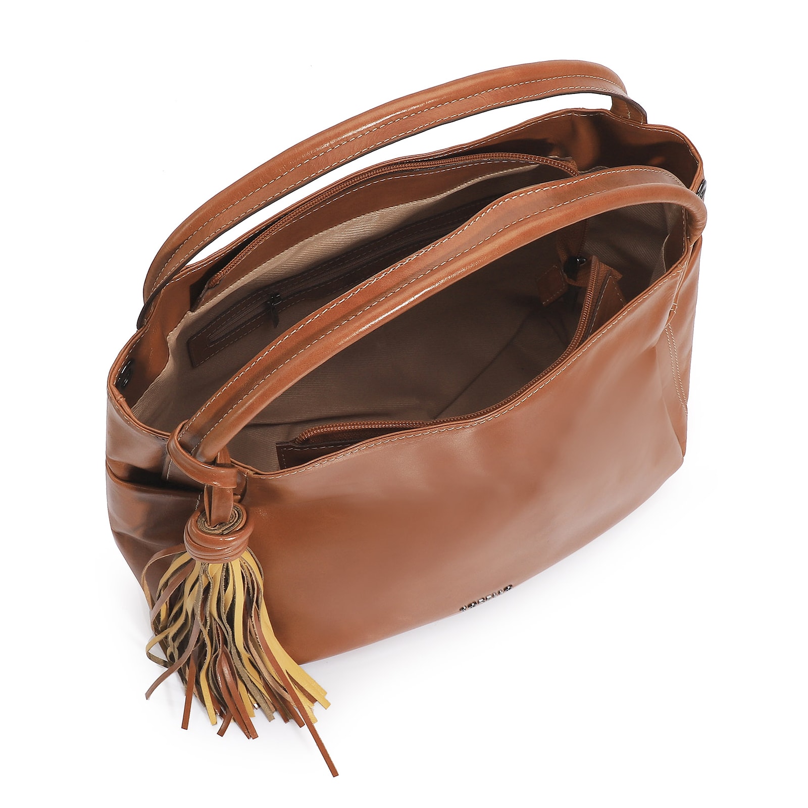 Bolsa Tote Couro Caramelo
