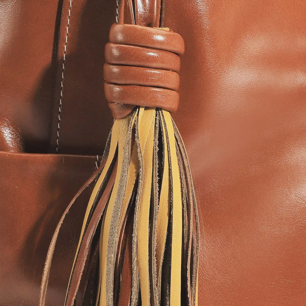Bolsa Tote Couro Caramelo - imagem 6