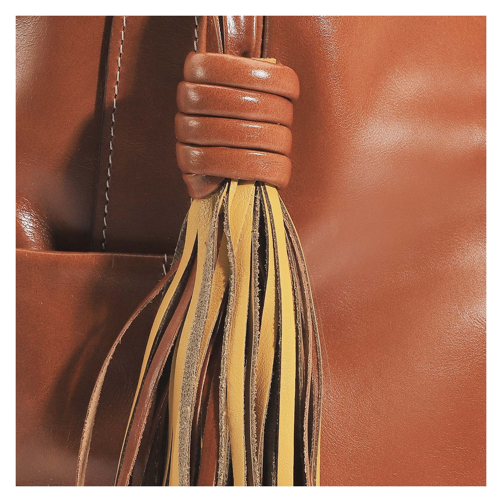 Bolsa Tote Couro Caramelo
