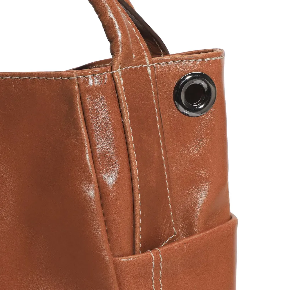 Bolsa Tote Couro Caramelo - imagem 8