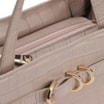 Bolsa Tote Couro Croco Bege - imagem 5