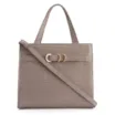 Bolsa Tote Couro Croco Bege - imagem 1