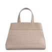 Bolsa Tote Couro Croco Bege - imagem 4