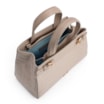 Bolsa Tote Couro Croco Bege - imagem 5