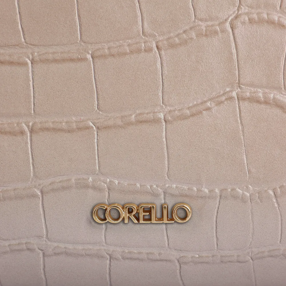 Bolsa Tote Couro Croco Bege - imagem 7