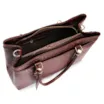Bolsa Tote Couro Croco Marrom - imagem 4