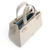 Bolsa Tote Couro Croco Off White - imagem 4