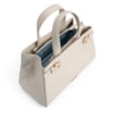 Bolsa Tote Couro Croco Off White - imagem 4