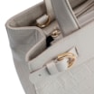 Bolsa Tote Couro Croco Off White - imagem 6