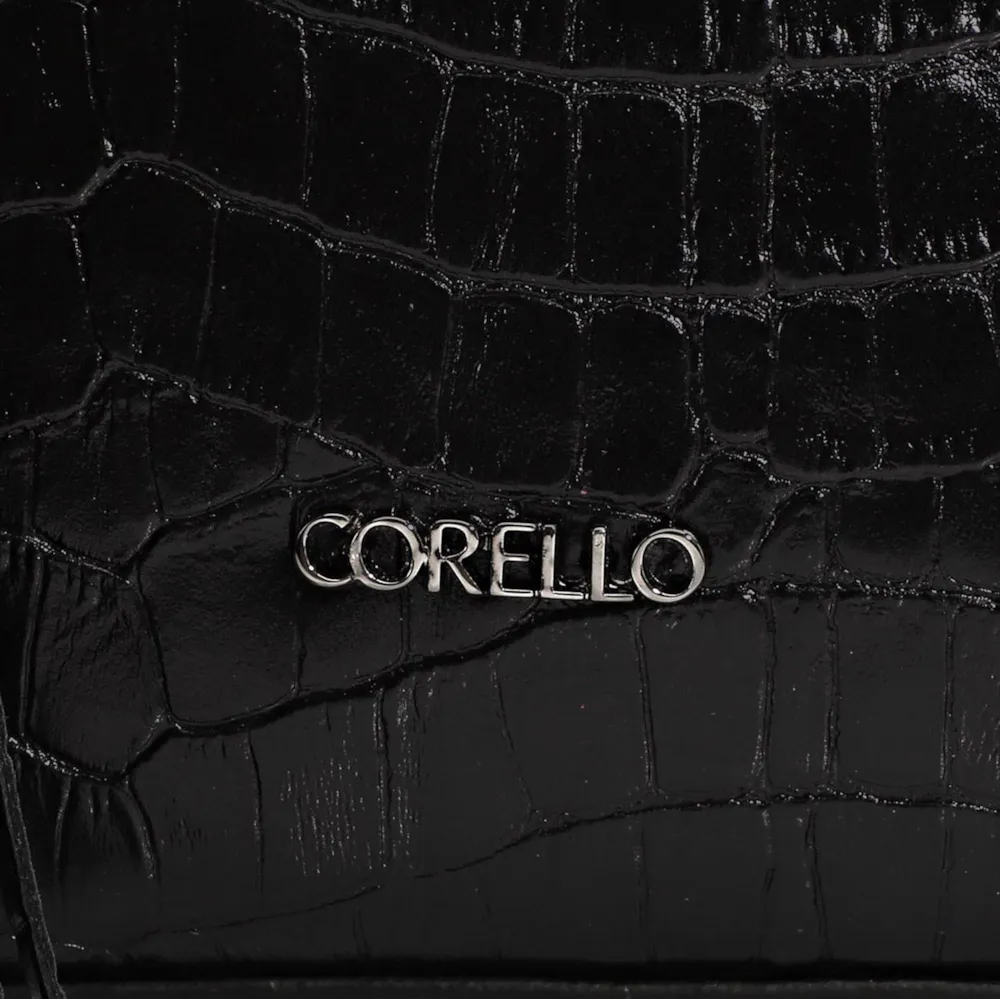 Bolsa Tote Couro Croco Preto - imagem 6