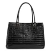 Bolsa Tote Couro Croco Preto - imagem 3
