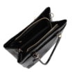 Bolsa Tote Couro Croco Preto - imagem 4