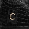 Bolsa Tote Couro Croco Preto - imagem 7
