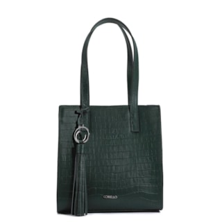 Couro Croco Verde