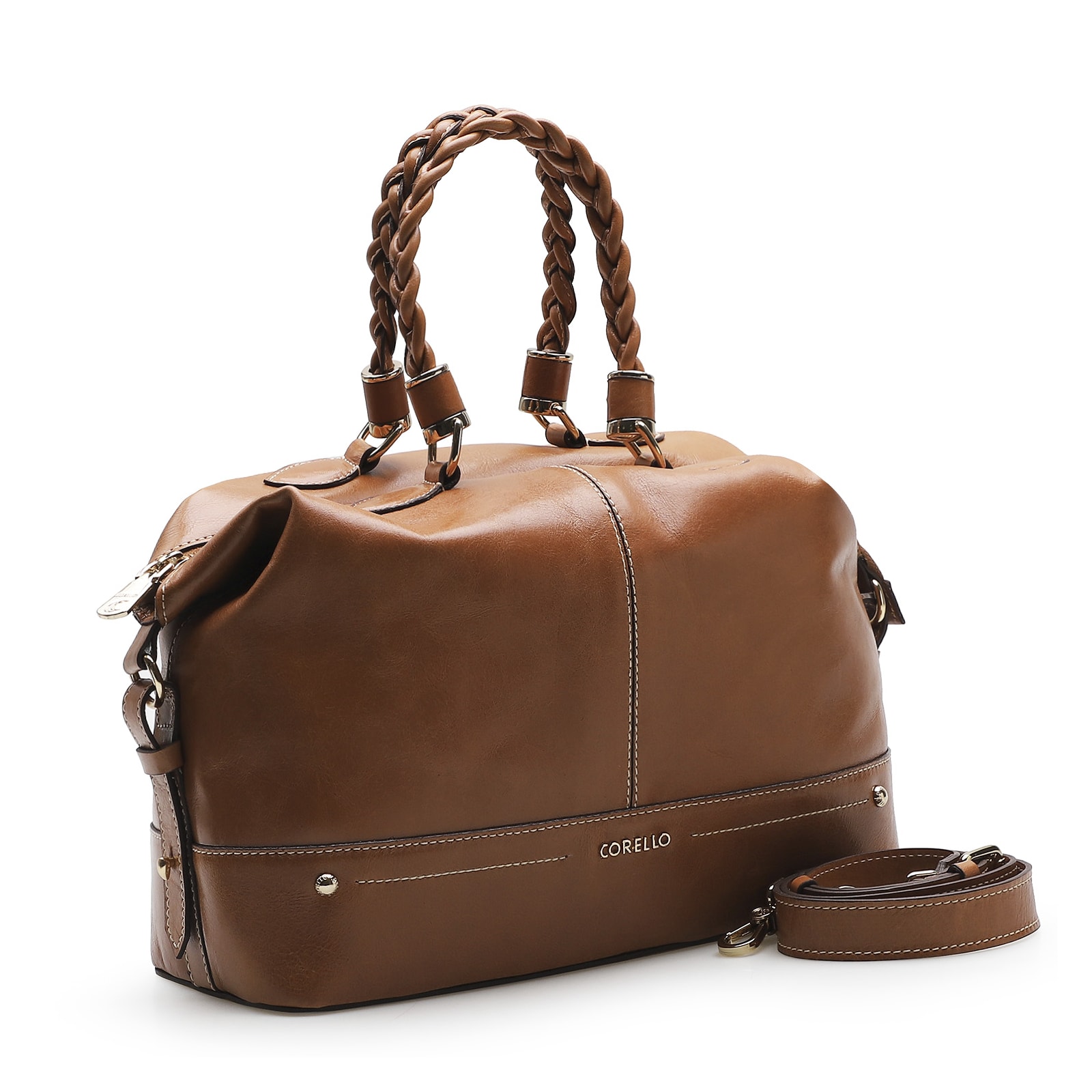 Bolsa Tote Couro Cuoio