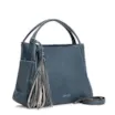 Bolsa Tote Couro Denim/Metal Pewter - imagem 2