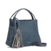 Bolsa Tote Couro Denim/Metal Pewter - imagem 2