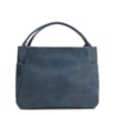 Bolsa Tote Couro Denim/Metal Pewter - imagem 3