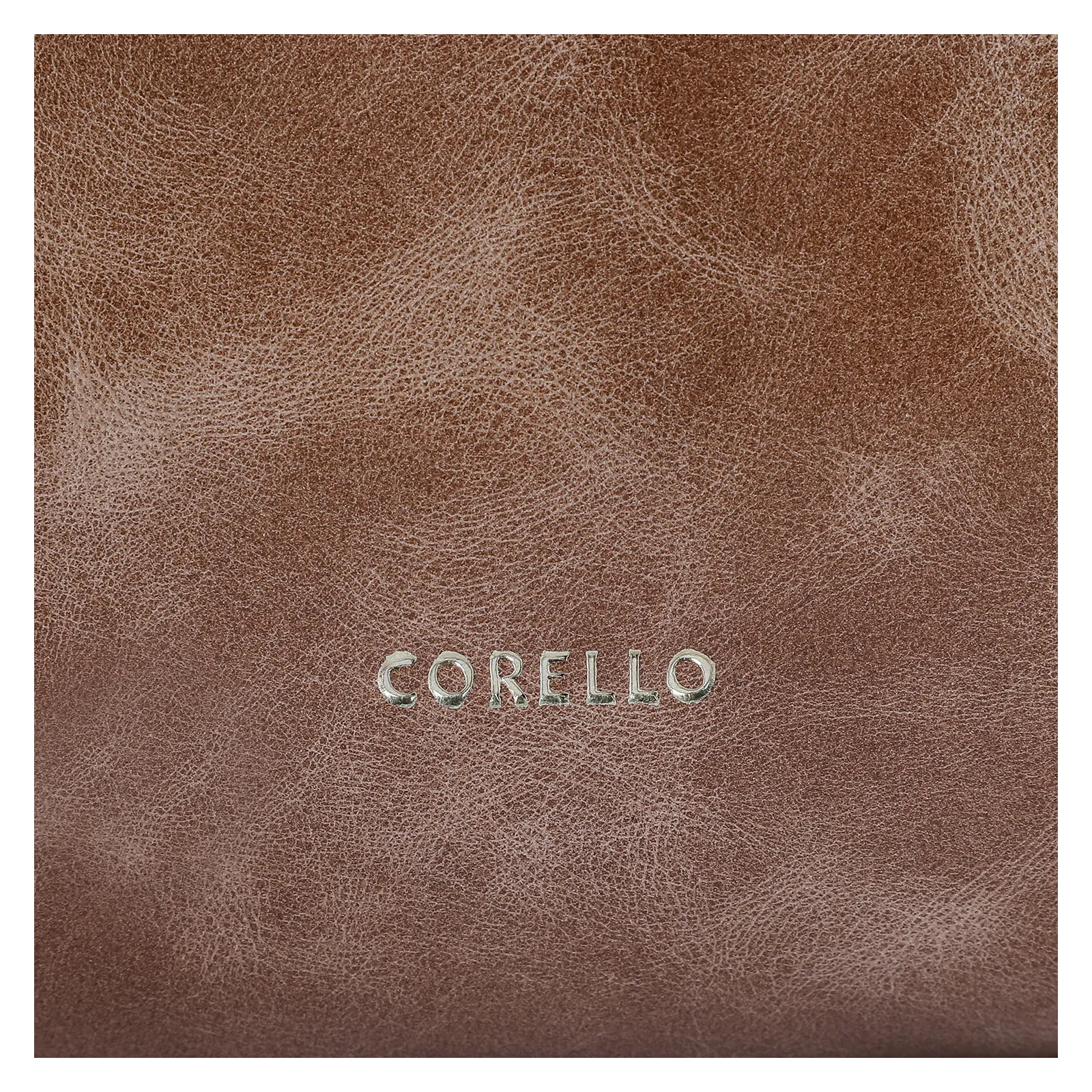 Bolsa Tote Couro Estonado Marrom